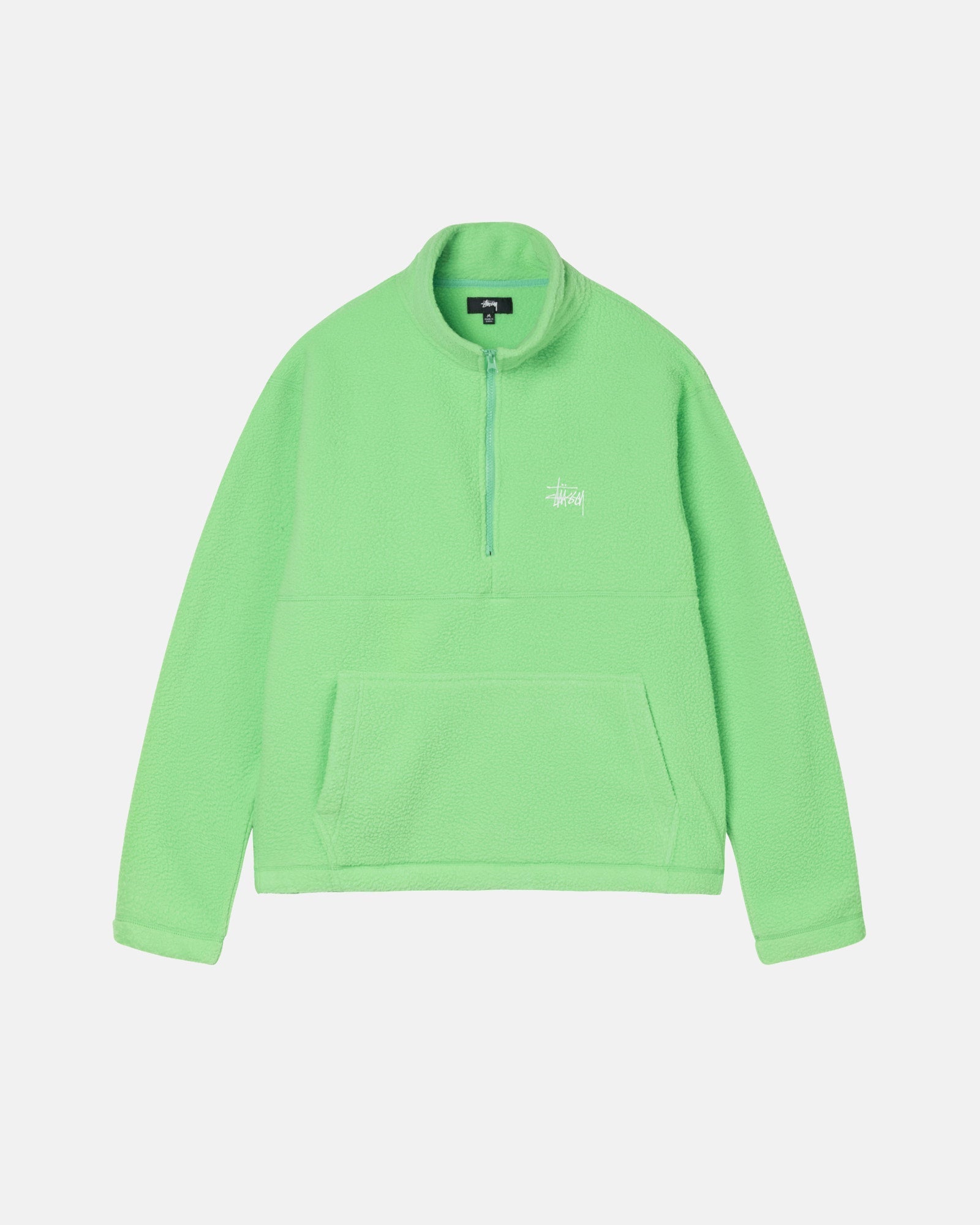 HALF ZIP MOCK NECK
