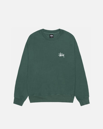 BASIC STÜSSY CREW PIGMENT DYED