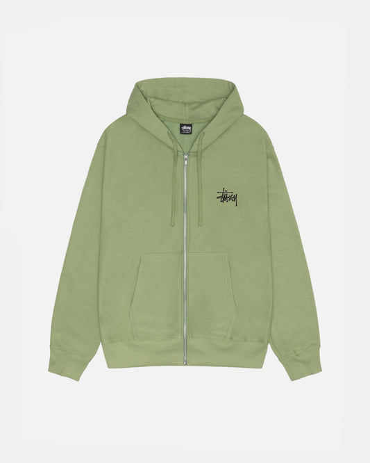 BASIC STÜSSY ZIP HOODIE