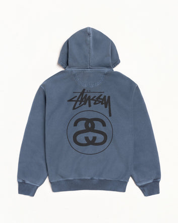 STOCK LINK ZIP HOODIE PIGMENT DYED