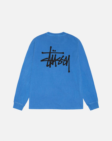 BASIC STÜSSY LS TEE PIGMENT DYED