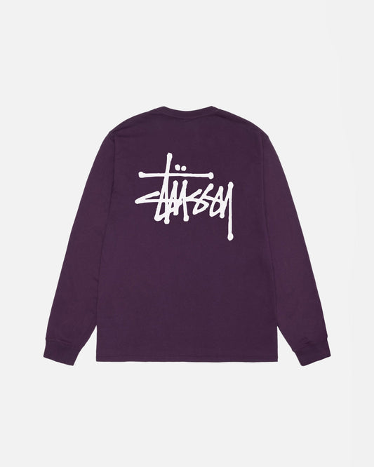 BASIC STÜSSY LS TEE PIGMENT DYED